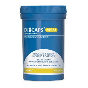 BICAPS MSM Naturalna roślinna kapsułka z Pullulanu - ForMeds
