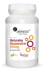 Naturalny Resweratrol Veri-Te 250mg - 60 kapsułek Vege - ALINESS