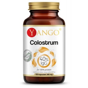 Colostrum, 40% IgG - Wysoka dawka immunoglobulin - YANGO (NM)