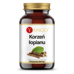 Korzeń łopianu ekstrakt - Działanie moczopędne i napotne - YANGO (NM)
