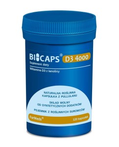 BICAPS® D3 4000 - Wspomaga utrzymanie zdrowych kości, zębów i układu mięśniowego - FORMEDS