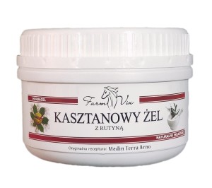 Żel kasztanowy z rutyną 350 ml - Dla nóg z tendencją do powstawania żylaków - FARM-VIX (NM)
