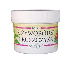 Maść z żyworódki i ruszczyka 150 ml -  Zapobiega obrzękom, wzmacnia i uszczelnia naczynia krwionośne - FARM-VIX (NM)