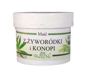 Maść z żyworódki i konopi 150 ml - Pomaga uczynić skórę delikatną i miłą w dotyku - FARM-VIX (NM)