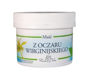 Maść z oczaru wirginijskiego 150 ml - Doskonale wzmacnia ścianki naczyń krwionośnych nóg - FARM-VIX (NM)