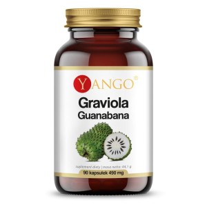 Graviola Guanabana 90 kapsułek - Sproszkowany sok z gravioli - YANGO
