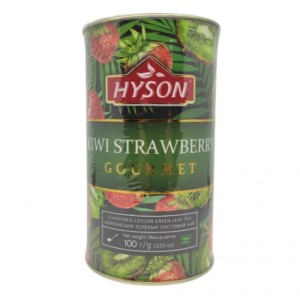 Herbata Zielona KIWI z TRUSKAWKĄ - HYSON
