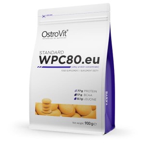 STANDARD WPC80.eu 900 g - koncentrat białka serwatkowego - smak ciasteczkowego snu - Ostrovit