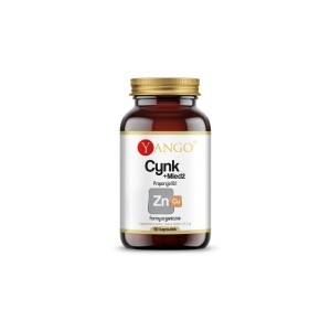Cynk + miedź 10:1 90 kapsułek - pikolinian cynku glukonian miedzi - YANGO