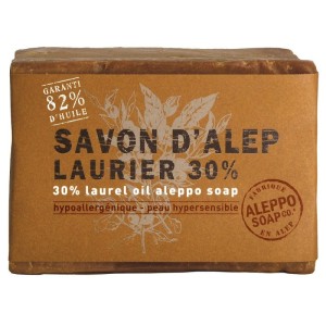Mydło Aleppo 30% 200g - do pielęgnacji skóry wrażliwej - Savon D'Alep Laurier