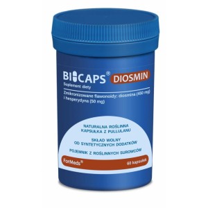 BICAPS® DIOSMIN - zawiera 450 mg diosminy i 50 mg hesperydyny - FORMEDS