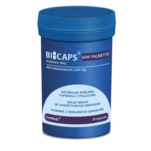 BICAPS® SAW PALMETTO - pomaga w prawidłowym funkcjonowaniu prostaty - FORMEDS
