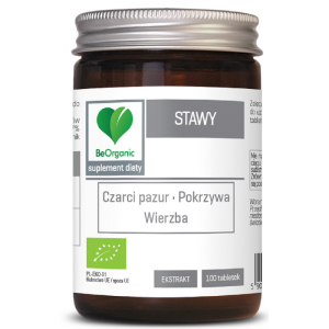 Stawy 100 tabl - wspiera zdrowie stawów - BeOrganic