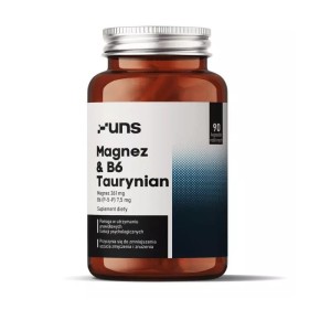 Taurynian magnezu + B6 90 kaps - funkcjonowanie układu nerwowego - UNS