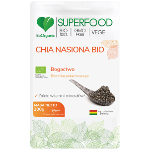 Chia nasiona bio 200g - BeOrganic