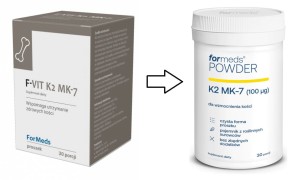 F-VIT K2 MK-7 - Witamina K2 dla zdrowych kości - ForMeds