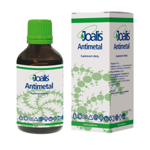 Antimetal 50 ml - Wspomaga organizm w oczyszczaniu się z metali ciężkich - JOALIS