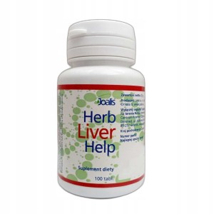 Herb Liver Help 100 tabl. - Korzystnie działa na wątrobę i pęcherzyk żółciowy - JOALIS