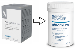 F-CHROMIUM 200 - Pomaga w utrzymaniu prawidłowego poziomu glukozy we krwi - ForMeds