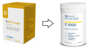 F-VIT C 1000 - 90 porcji witaminy C w wysokiej dawce - ForMeds