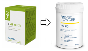 F-VIT MULTI - Kompozycja 12 witamin i 8 minerałów w formie proszku - ForMeds