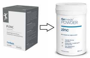 F-ZINC - Wspomaga prawidłowy metabolizm makroskładników - ForMeds