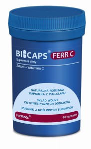 BICAPS FERR C - Zawiera 28 mg żelaza - ForMeds