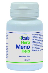 Herb Meno Help 100 tabl. - Wspomaga przy objawach menopauzy - JOALIS