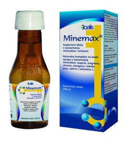 Syrop Minemax 100 ml - Wspomaga przyswajanie i wykorzystanie minerałów - JOALIS