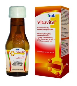 Syrop Vitavite 100 ml. - Naturalny kompleks z zawartością koenzymu Q - 10 - JOALIS