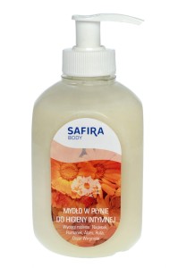 Mydło do higieny intymnej z wyciągami ziołowymi 300 ml - SAFIRA