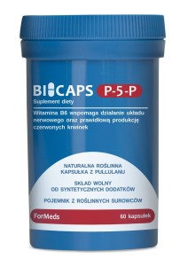 BICAPS P-5-P Naturalna roślinna kapsułka z Pullulanu - ForMeds