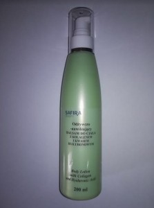 Balsam do ciała z kolagenem i kwasem hialuronowym - SAFIRA