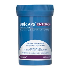 BICAPS ENTERO Naturalna roślinna kapsułka z Pullulanu - ForMeds