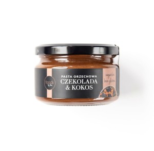 Pasta orzechowa Czekolada & Kokos - Źródło magnezu, żelaza i witamin z grupy B - Foods by Ann