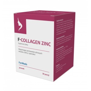 F-COLLAGEN ZINC - Kolagen oraz cynk dla zdrowych włosów, skóry i paznokci - ForMeds