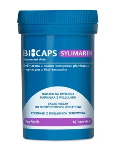 BICAPS SYLIMARIN Naturalna roślinna kapsułka z Pullulanu - ForMeds