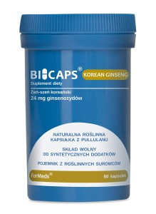 BICAPS KOREAN GINSENG- żeń-szeń koreański - ForMeds