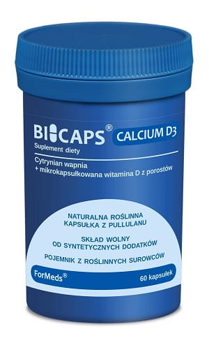 BICAPS® CALCIUM D3 - Naturalna roślinna kapsułka z Pullulanu - FORMEDS.jpg