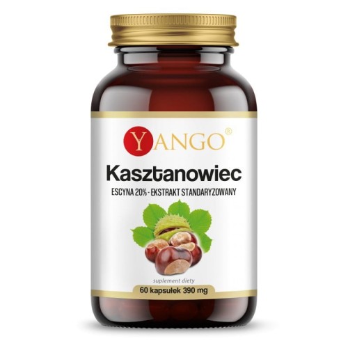 Kasztanowiec, 20% escyny 60 kapsułek - Wsparcie dla układu mikrokrążenia i zmęczonych nóg -  YANGO.jpg