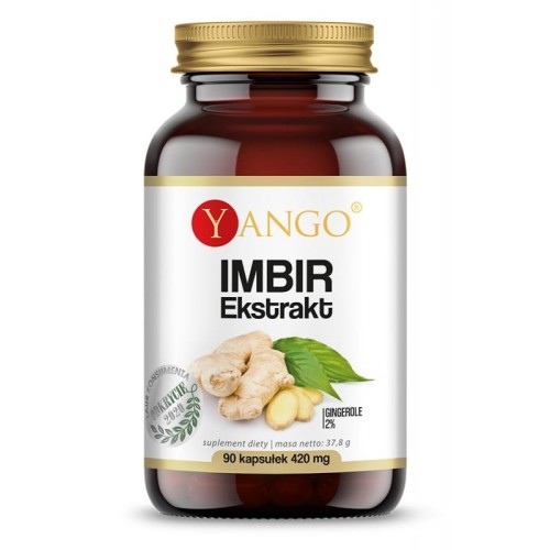 Imbir ekstrakt 90 kapsułek - Wpływa na pracę układu odpornościowego - YANGO.jpg