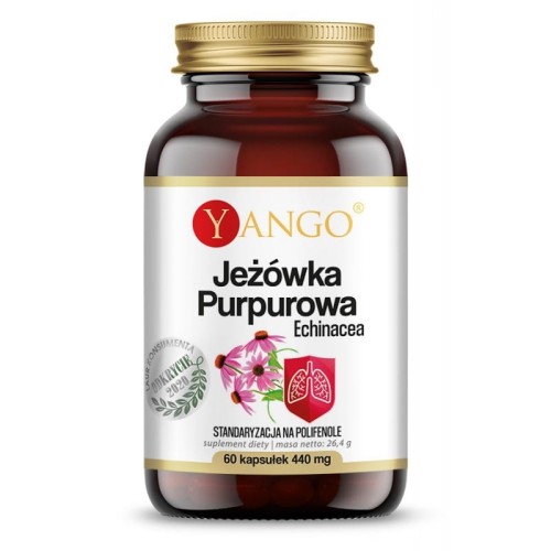Jeżówka Purpurowa Echinacea 60 kapsułek - Wzmocnienie układu odpornościowego - YANGO.jpg