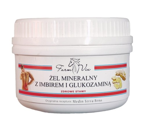 Żel Mineralny z Imbirem i Glukozaminą 350 ml - Wzmacnia i regeneruje skórę, poprawia sprawność ruchową stawów - FARM-VIX (NM).jpg