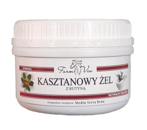 Żel kasztanowy z rutyną 350 ml - Dla nóg z tendencją do powstawania żylaków - FARM-VIX (NM).jpg