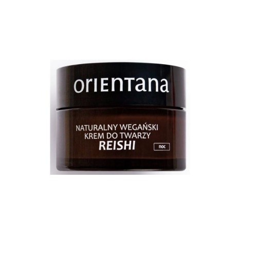 Naturalny krem do twarzy Reishi na noc 50ml - redukuje zmarszczki,  przywraca skórze blask - ORIENTANA.jpg
