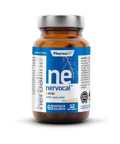 Nervocal 60 kapsułek - Przy stresie wynikającego z intensywnego trybu życia - PHARMOVIT.jpg