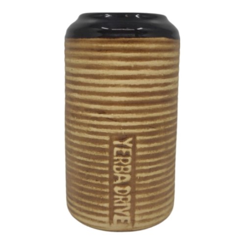 YERBA MATE Naczynie ceramiczne do Yerba Mate Yerba Drive 260ml w prążki matero.jpg