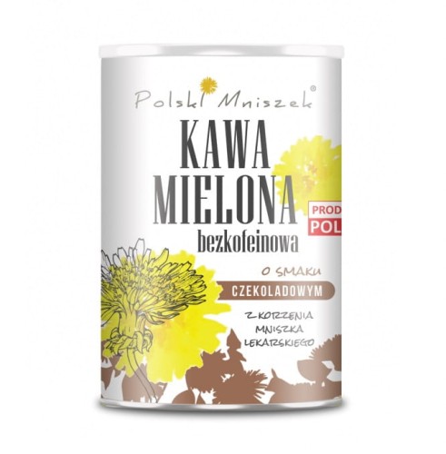 Czekoladowa Kawa Mielona Bezkofeinowa - z korzenia mniszka lekarskiego - Polski Mniszek.jpg