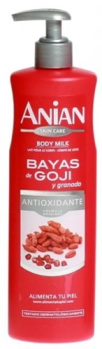 Nawilżające mleczko do ciała: owoce goji i granatu