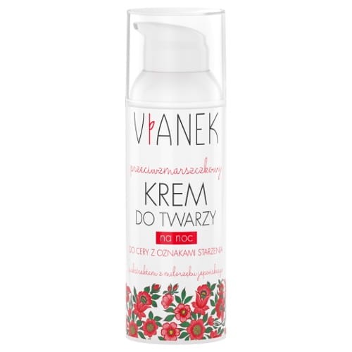 Przeciwzmarszczkowy krem do twarzy na noc - VIANEK.jpg
